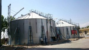 Grain storage facility in Iran