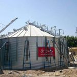 Grain silos in Iran